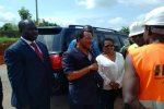 Le Ministre des Travaux publics inspecte l’itinéraire de la Coupe d’Afrique des Nations 2016