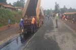Réhabilitation de la route Babadjou-Bamenda: Le taux d’avancement général des travaux évalué à 12%. 
